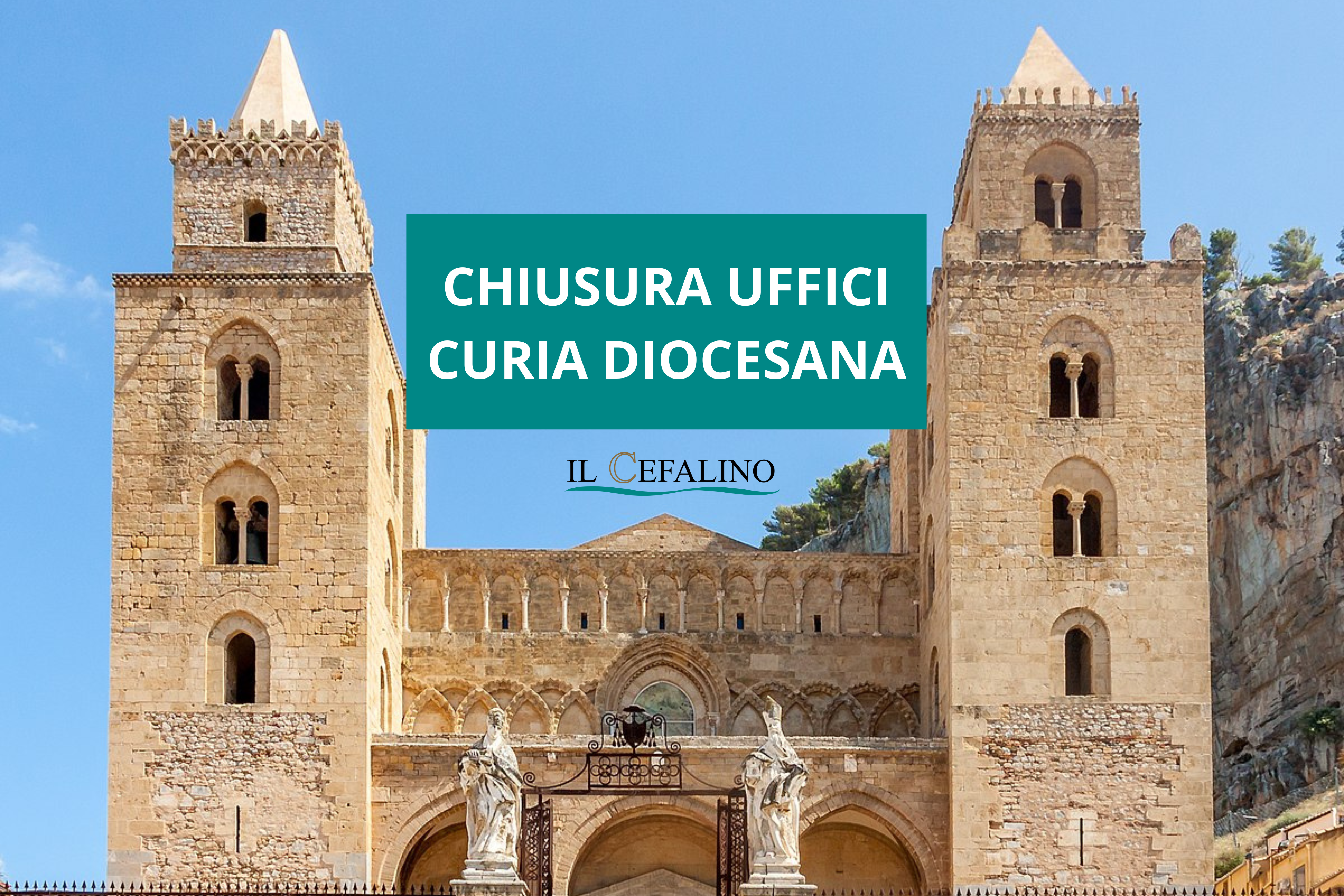 Gli uffici della Curia diocesana chiudono dal 3 al 29 agosto 2024, ecco quando riapriranno