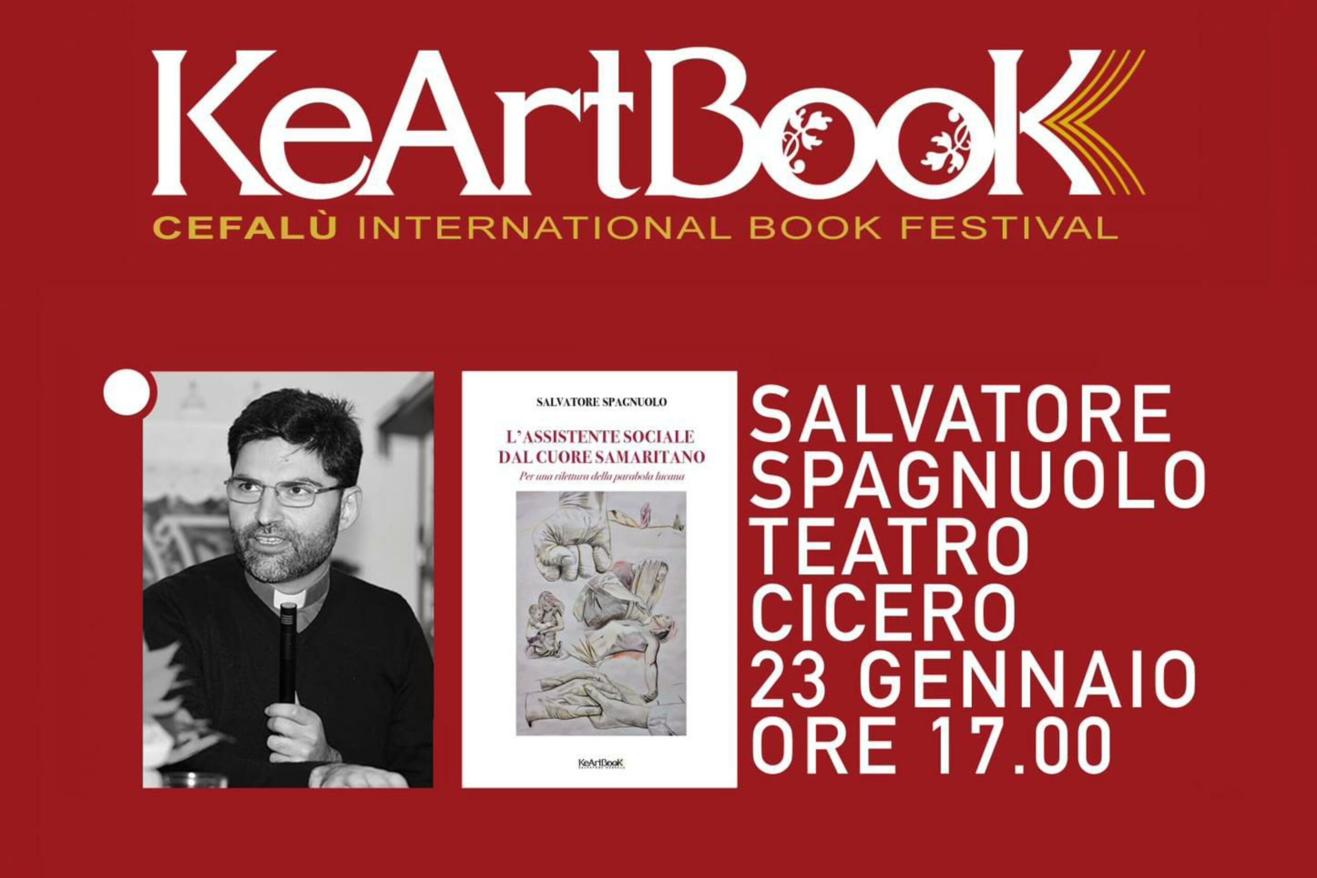 “L’assistente sociale dal cuore samaritano”, il libro di don Salvatore Spagnuolo al KeArtBook di Cefalù