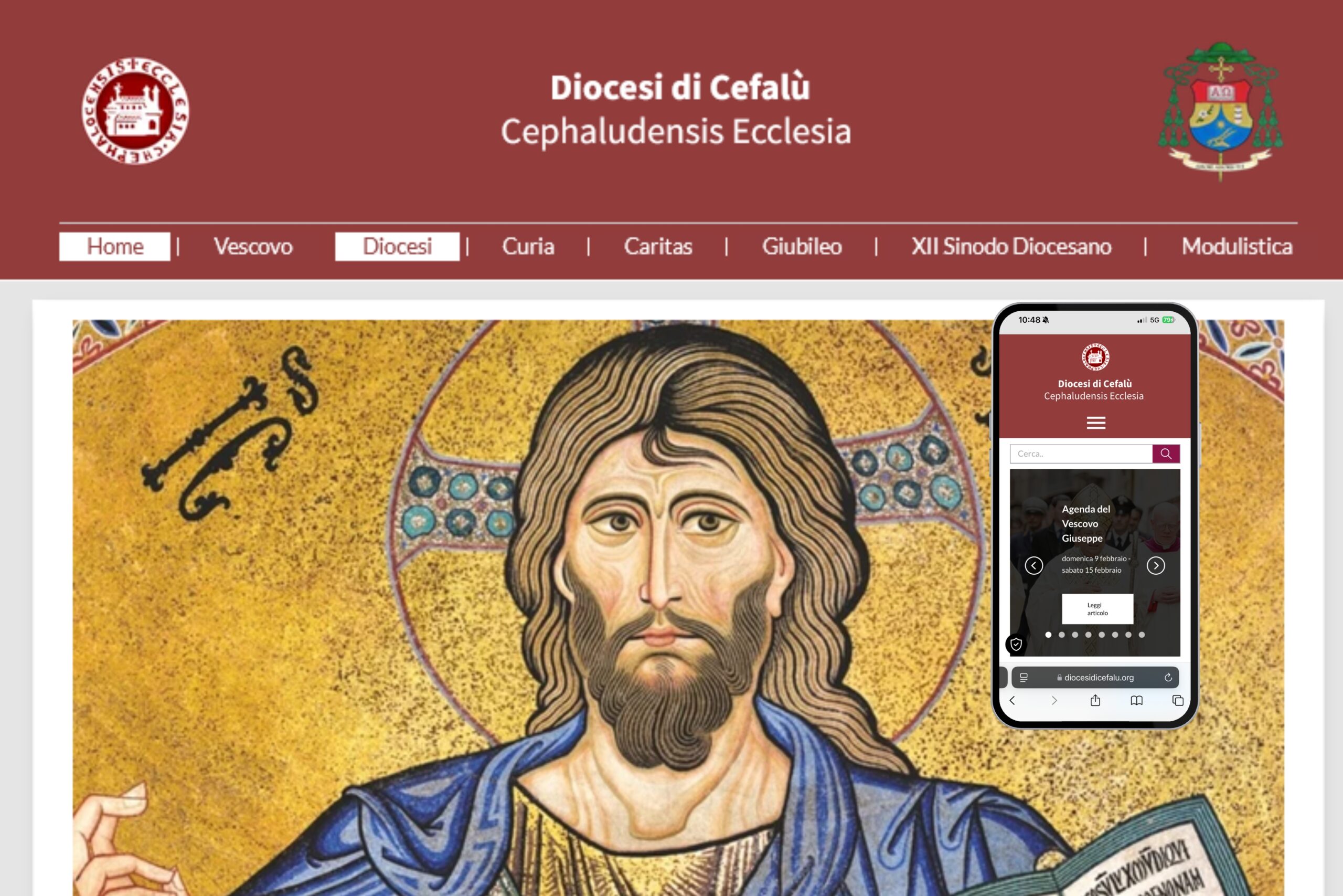 Online la nuova versione mobile del sito della Diocesi di Cefalù