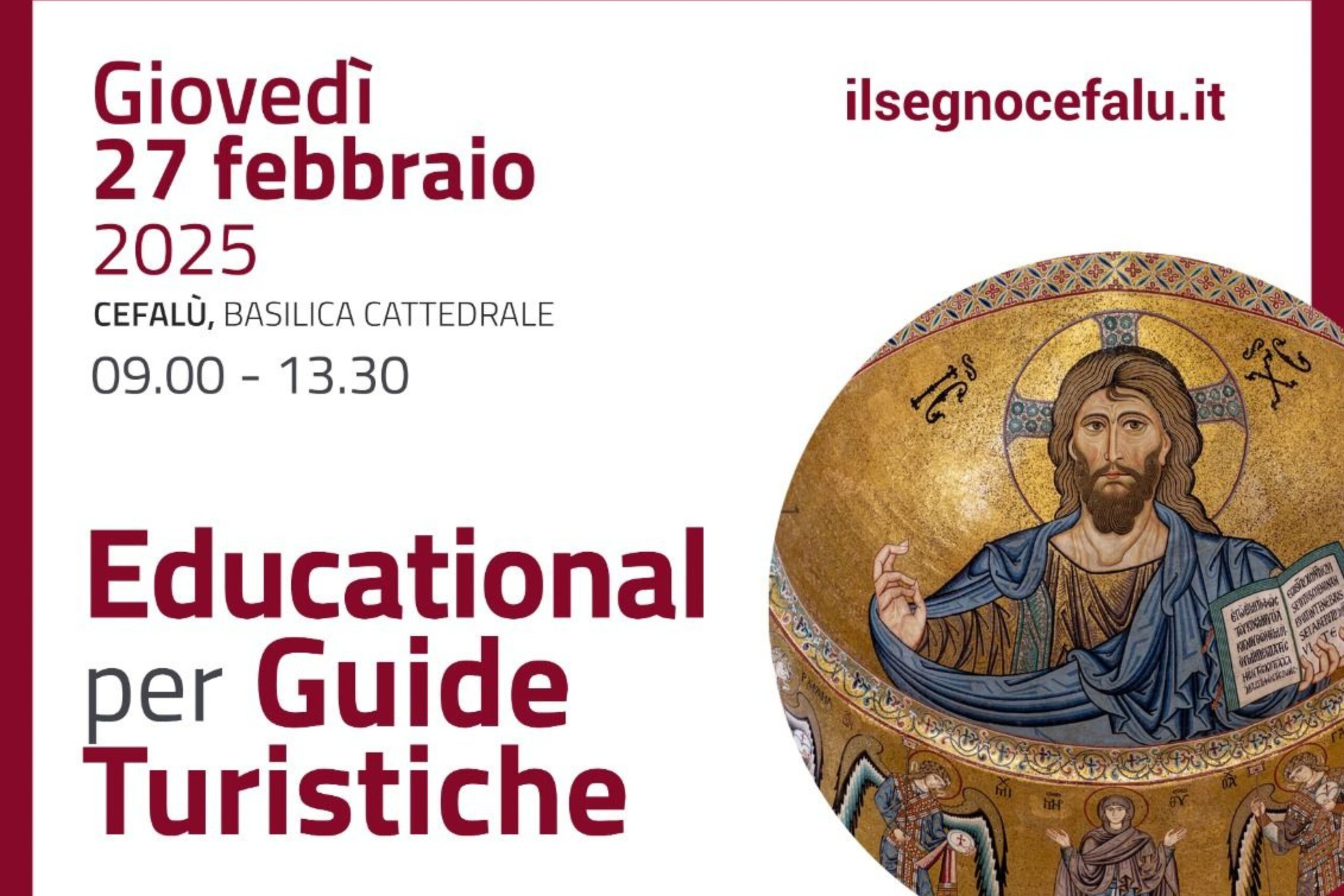 Cefalù: in Cattedrale il primo Educational gratuito per Guide Turistiche promosso dalla Cooperativa Il Segno