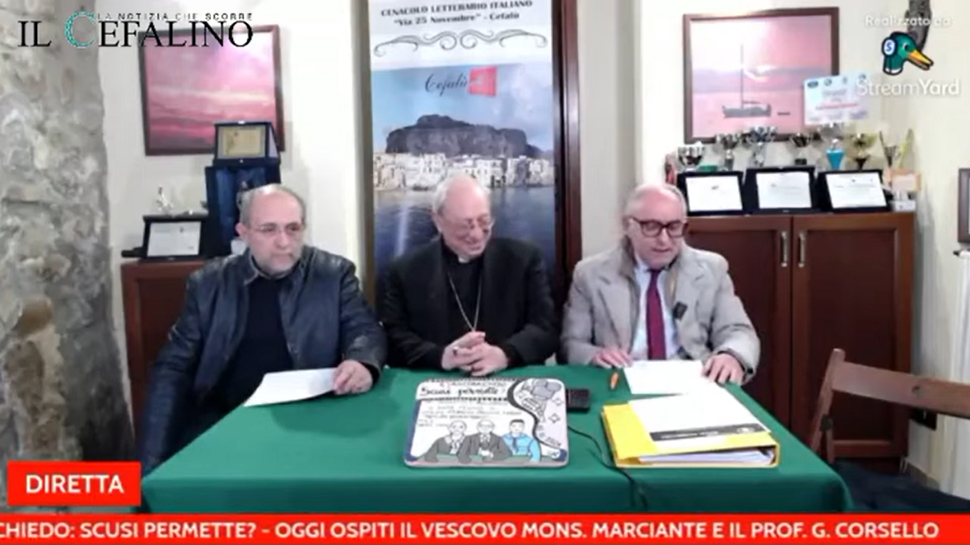 Il vescovo Marciante ospite di “E ancora chiedo: Scusi, permette?”: Turismo, identità e nuove sfide per il futuro di Cefalù e delle Madonie